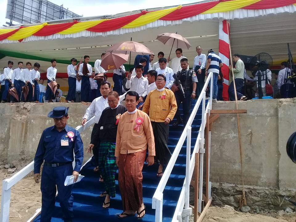 မီးေလာင္မဂၤလာေစ်း ျပန္တည္ေဆာက္ရန္ ပႏၷက္တင္