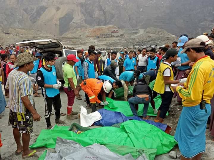 ဖားကန္႔ေျမစာပံုၿပဳိက်၊ ေရမေဆးေက်ာက္ရွာသမားမ်ားေသဆံုး