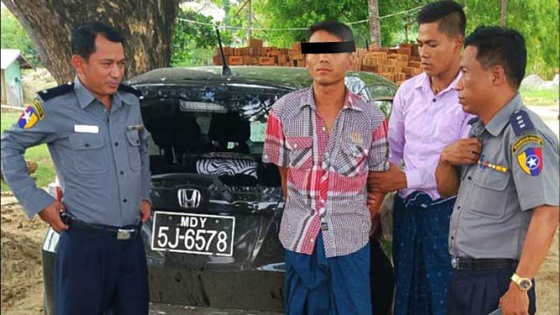 မိတီၳလာေဆး႐ုံ ဆရာဝန္ကား ခိုးသူကုိ ဖမ္းမိ