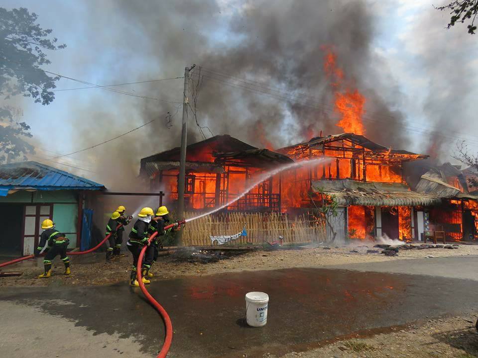 ျမစ္ႀကီးနားၿမိဳ႕တြင္ မီးေလာင္မႈ ျဖစ္ပြား