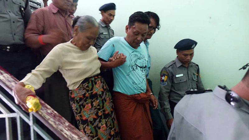 စစ္ပြဲရပ္တန္႔ေရးေတာင္းဆိုသျဖင့္ မႏၱေလးတြင္ဖမ္းဆီးခံရသူ ၂ဦးအမႈ ႐ံုးထုတ္