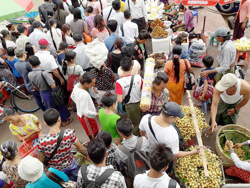ကနစိုးသီး တစ္တြဲ က်ပ္၅၀၀ (ဓာတ္ပံု)