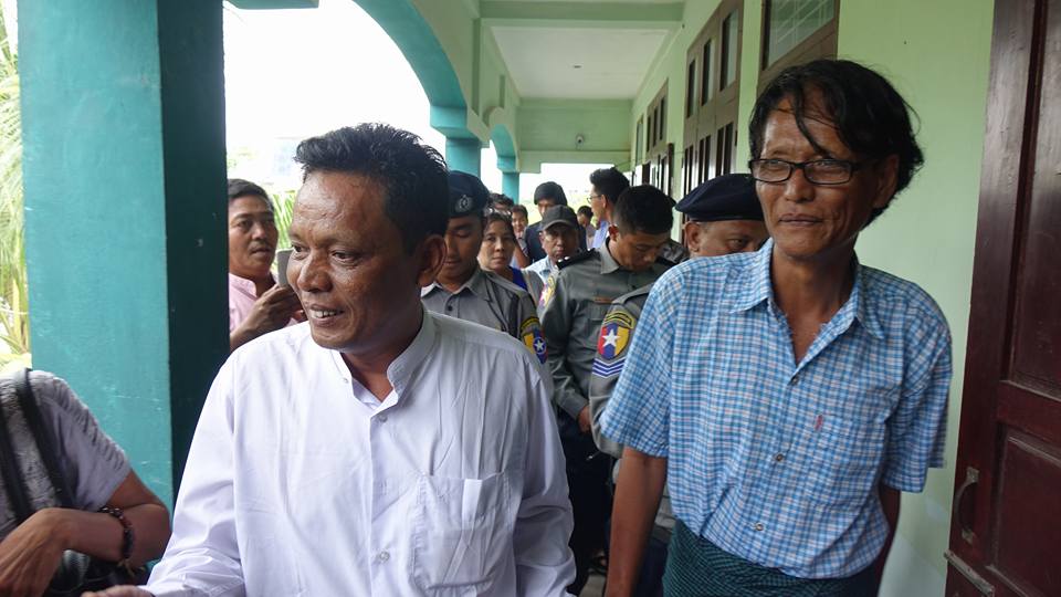 ကိုေအာင္မိႈင္းဆနး္ႏွင့္ ကိုစိုးမိုးႏိုင္တို႔ကို ေထာင္ဒဏ္ ၂လစီခ်မွတ္