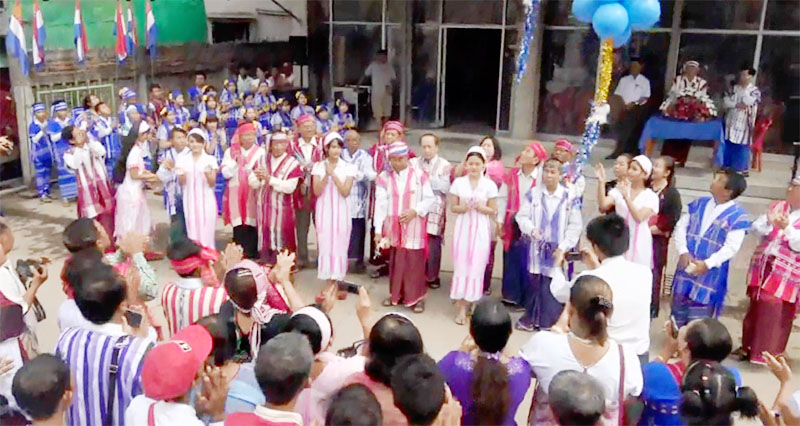 ေရြးေကာက္ပြဲအတြက္ ျပင္ဆင္သည့္အေနျဖင့္ ကရင္အမ်ိဳးသားဒီမိုကရက္တစ္ပါတီ ႐ံုးခြဲ ျမဝတီတြင္ ဖြင့္လွစ္