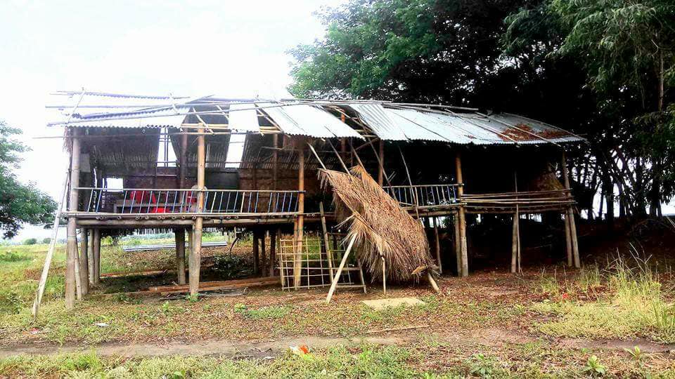 ႀကိဳ႕ပင္ေကာက္တြင္ ေလျပင္းေၾကာင့္ ေနအိမ္ ၂၀ ႏွင့္ စာသင္ေက်ာင္း ပ်က္စီး