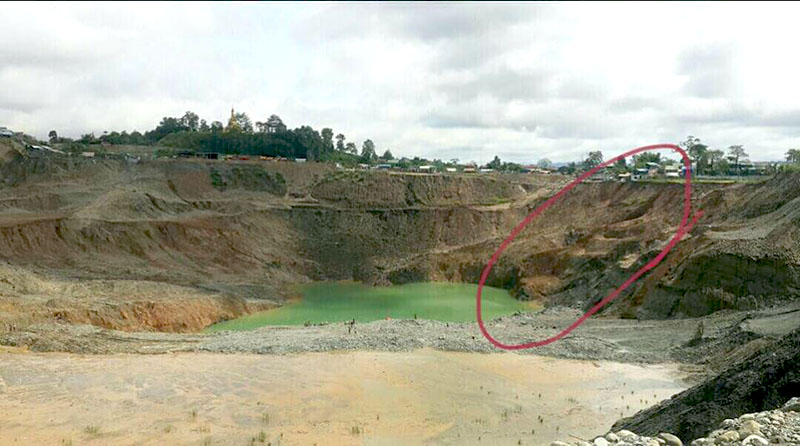 ဖားကန္႔တြင္ ေျမစာေလၽွာဆင္းၿပီး ေရမေဆးေက်ာက္ရွာသူ ၂ ဦး ေပ်ာက္ဆုံး