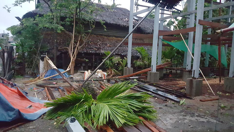 မုန္တိုင္းေၾကာင့္ ရခိုင္ျပည္နယ္တဝန္း သိန္းေပါင္း ၈၀၀ ခန္႔ ပ်က္စီးဆုံး႐ႈံး