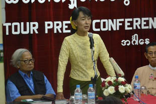 ျငိမ္းခ်မ္းေရးရဖို ့လူထုအေပၚမွာမူတည္ေနဟု ေဒၚေအာင္ဆန္းစုၾကည္ ေျပာၾကား