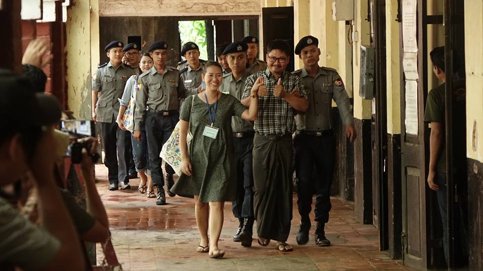 ႐ိုက္တာသတင္းသမား ၂ ဦး ရခိုင္အေရးသတင္းယူမႈေၾကာင့္ ဖမ္းဆီးခံရျခင္းမဟုတ္ဟုဆို