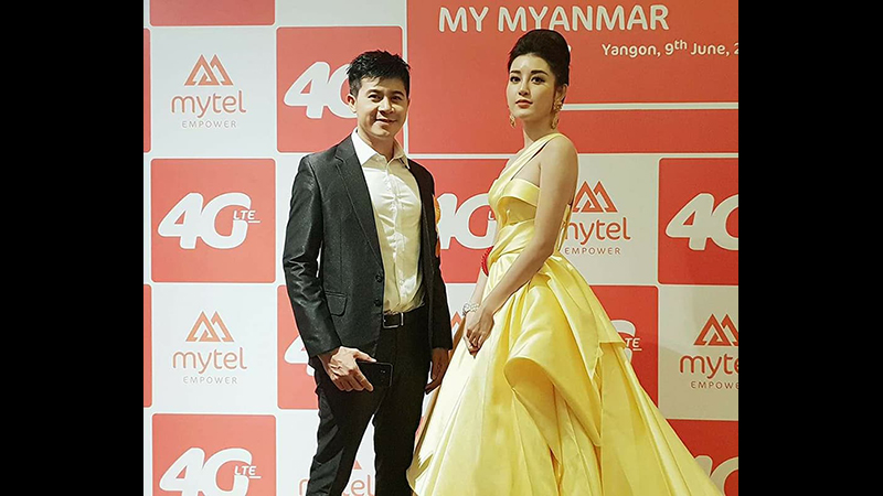 Mytel သံတမန္ မင္းသားေနတိုးႏွင့္ ဗီယက္နမ္မင္းသမီး ငုရင္ထရန္ဟုရန္ေမ (ဓာတ္ပံု)