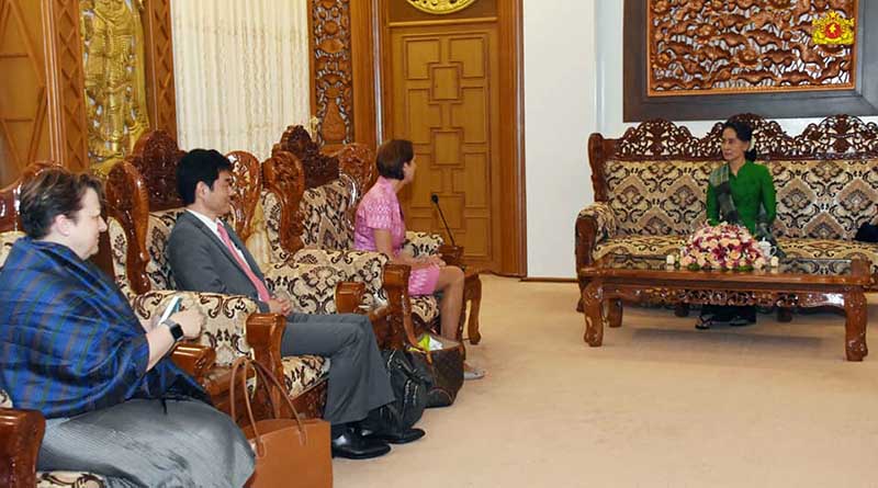 ေဒၚေအာင္ဆန္းစုၾကည္ တ႐ုတ္ကာကြယ္ေရး၀န္ႀကီးႏွင့္ ရခုိင္အေရး ေဆြးေႏြး