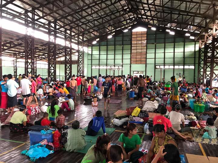 ေရးၿမိဳ႕နယ္တြင္  ေရေဘးေၾကာင့္ အမ်ဳိးသမီး၁ဦးေသဆံုး၊ ျပည္သူ ၁၅၀၀ ခန္႔ ခုိလံႈေန