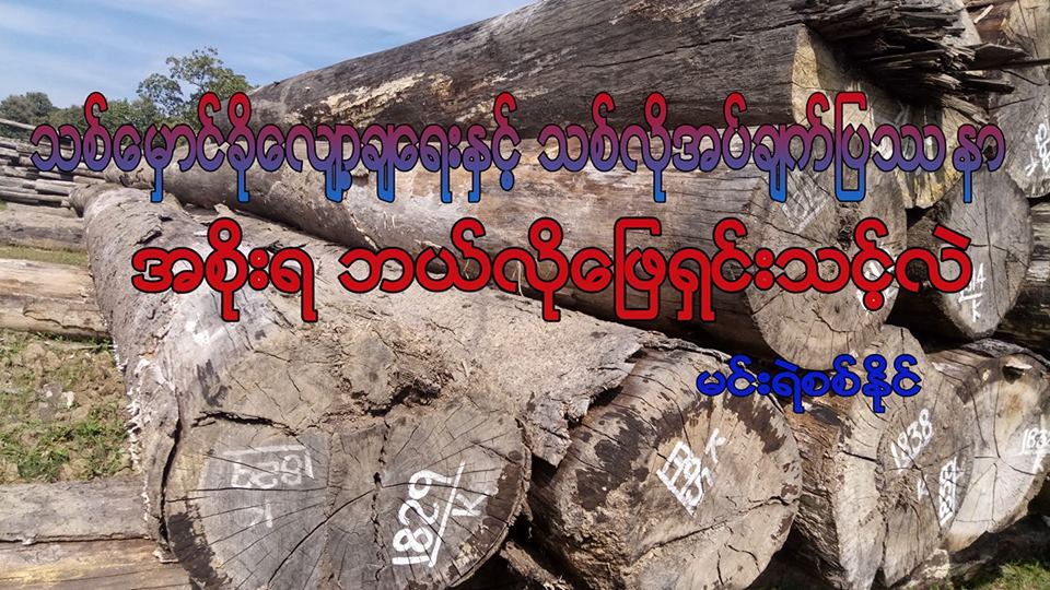 သစ္ေမွာင္ခုိေလ်ာ့ခ်ေရးႏွင့္ ေဒသတြင္း သစ္လုိအပ္ခ်က္ျပႆနာ အစိုးရ ဘယ္လုိေျဖရွင္းသင့္လဲ
