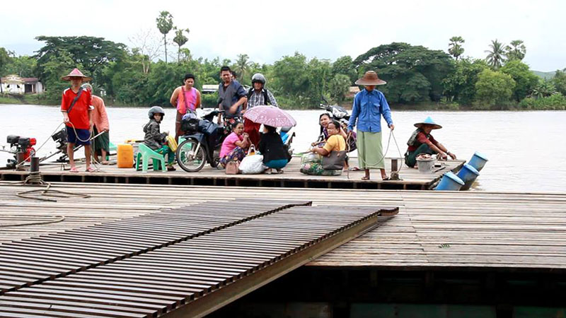 နိပြန္ေဖာင္ေဒးရွင္း၏ အကူအညီျဖင့္ ဒုံသမိေခ်ာင္းေပၚ တံတားတည္ေဆာက္မည္
