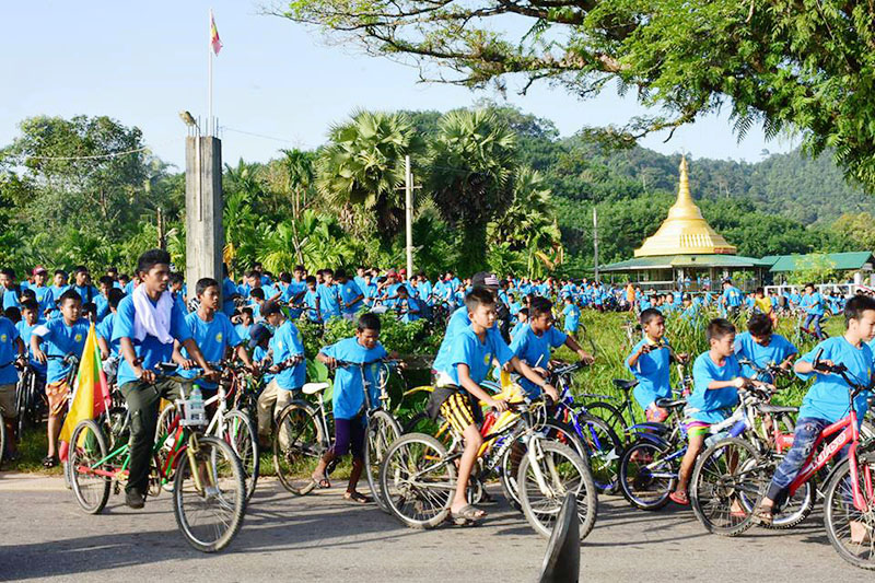 ၿငိမ္းခ်မ္းေရး စက္ဘီးစီးပြဲေတာ္ ၿမိတ္ၿမိဳ႕တြင္ က်င္းပ
