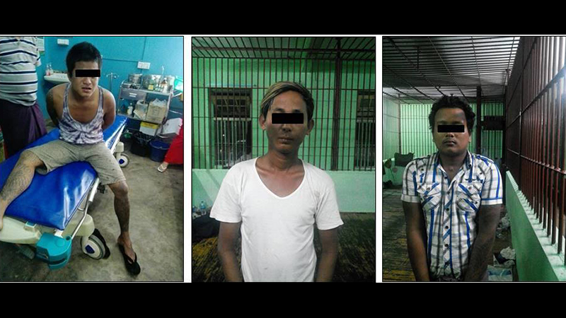 တုတ္ ဓားကုိင္ေသာင္းက်န္းသူ ျပန္လည္ခုခံသျဖင့္  ရဲက ပစ္ခတ္ဖမ္းဆီး