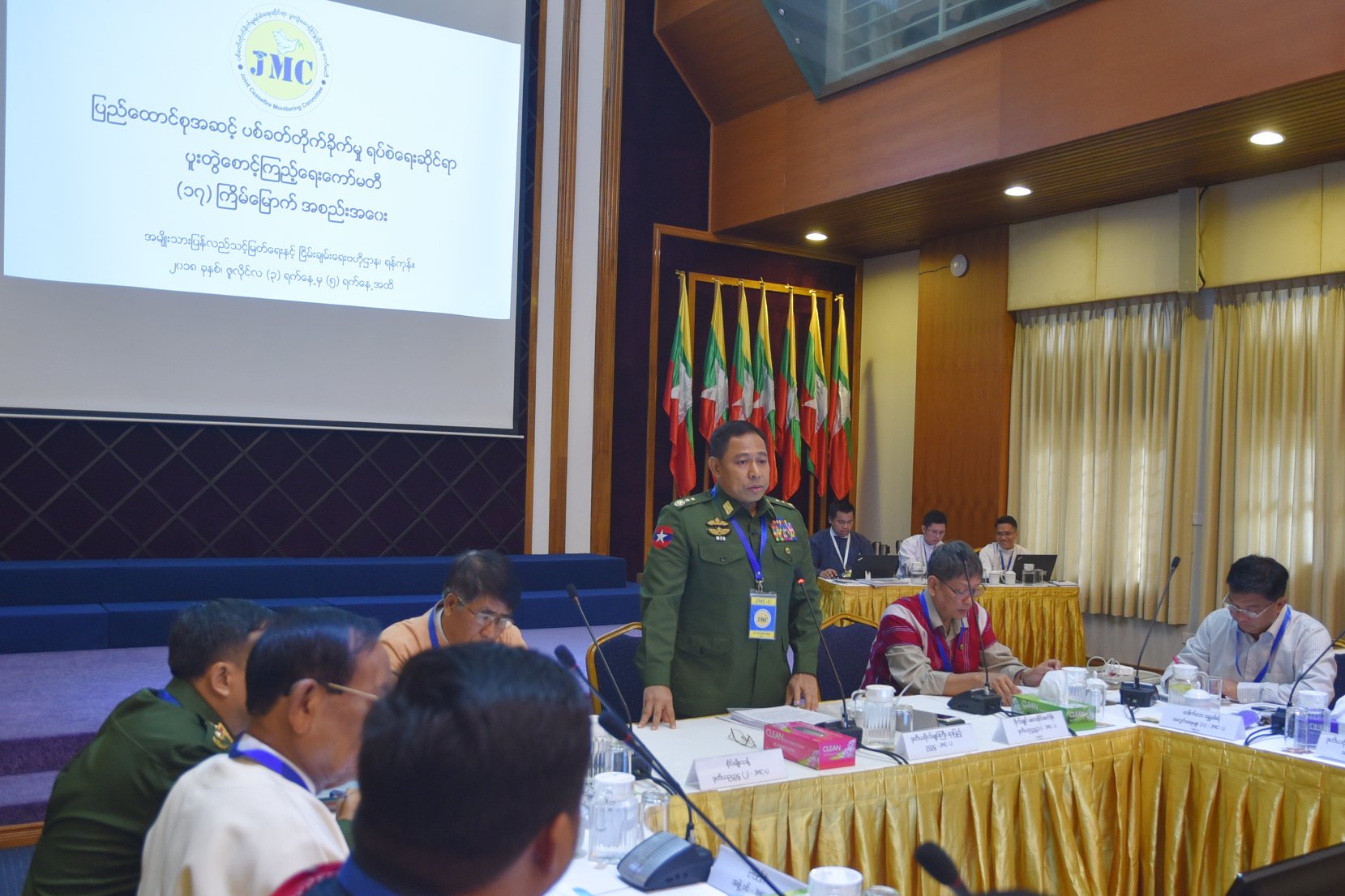 လက္ရွိအစိုးရလက္ထက္တြင္ ထာ၀ရၿငိမ္းခ်မ္းေရးရရွိရန္ ဗိုလ္ခ်ဳပ္မႉးႀကီးဆႏၵရွိေန