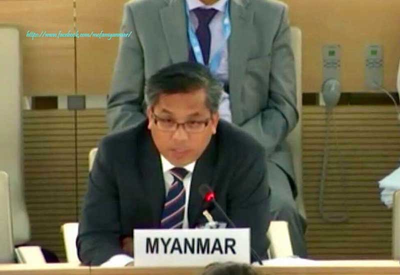 လူ႔အခြင့္အေရးမဟာမင္းႀကီး လိုရာဆြဲခ်ဲ႔ကားေျပာဆိုေနဟု ျမန္မာတု႔ံျပန္