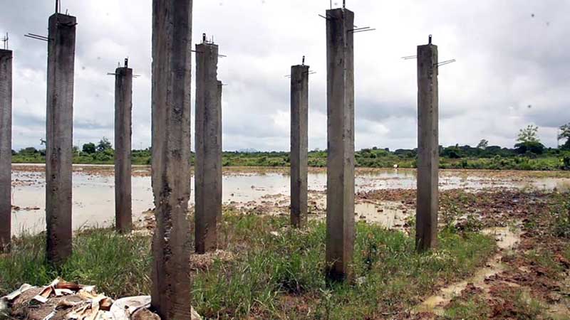 လယ္ယာေျမေပၚ အိမ္ကြက္႐ိုက္ေရာင္းခ်ထားမႈအေပၚ လိႈင္းဘြဲ႕ေဒသခံမ်ား မေက်နပ္