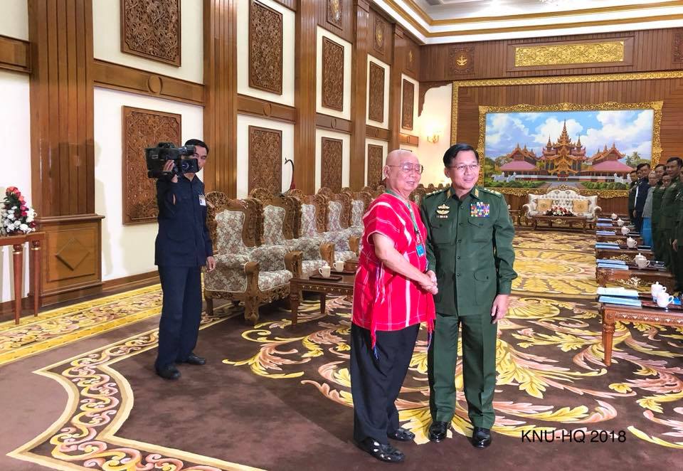 အပစ္ရပ္လက္မွတ္ထုိးတုိင္းရင္းသားလက္နက္ကုိင္အဖြဲ႔မ်ားႏွင့္ ကာခ်ဳပ္ သီးသန္႔ေတြ႔ဆုံ