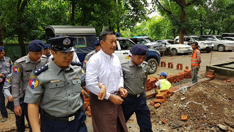 ဦးကိုနီ အသတ္ခံရမႈ တရားခံမ်ားကို ၆၁ ႀကိမ္ေျမာက္ ႐ံုးထုတ္ စစ္ေဆး(ဓာတ္ပံု)