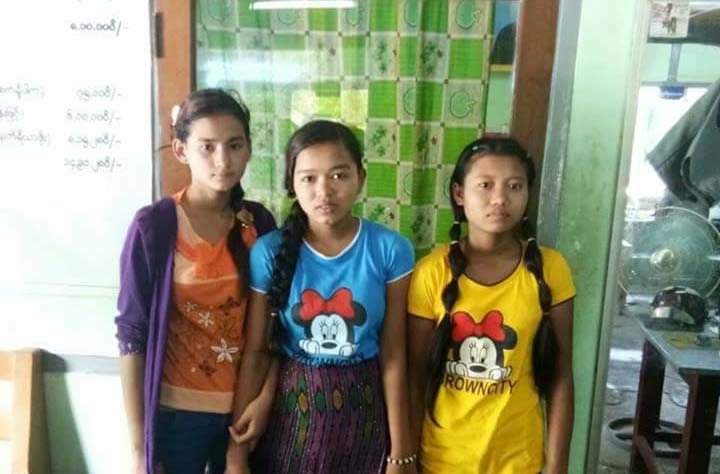 ေပ်ာက္ဆံုး ဆယ္ေက်ာ္သက္ မိန္းကေလး ၃ ဦး ကို တံတားဦးၿမိဳ႕တြင္ ျပန္ေတြ႔