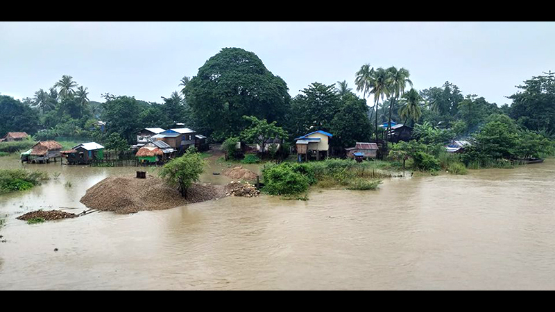 မေဒါက္ၿမိဳ႕တြင္ စစ္ေတာင္းျမစ္ေရ စိုးရိမ္ေရမွတ္ ေက်ာ္လြန္၊ ကယ္ဆယ္ေရးစခန္းဖြင့္ရန္ ျပင္ဆင္