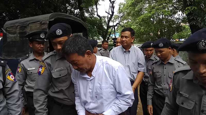 ညႇဥ္းပန္းႏွိပ္စက္ခံရသျဖင့္ စိတ္ဂေယာင္ေျခာက္ျခား ျဖစ္ေနဟု ေအာင္၀င္းေဇာ္ ထြက္ဆို