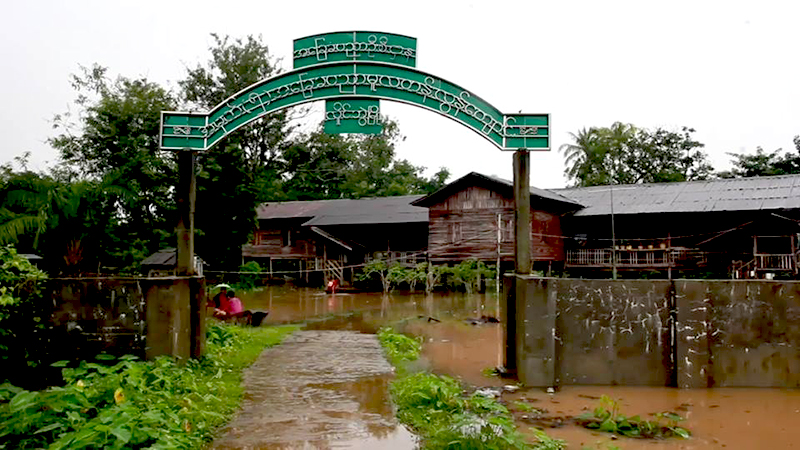 ကရင္ျပည္နယ္အတြင္း ေရႀကီးမႈေၾကာင့္ စာသင္ေက်ာင္းေပါင္း ၁၄၀ ပိတ္ထားရ