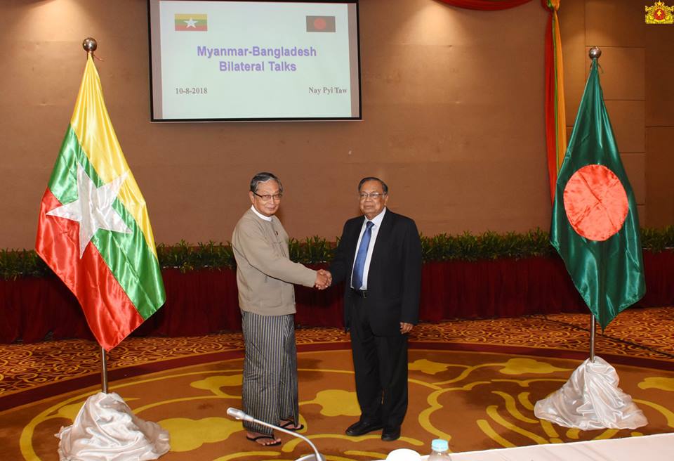 ေနရပ္စြန္႔ခြာသူမ်ားအေရး ျမန္မာ-ဘဂၤလားေဒ့ရွ္ အခ်က္ ၈ ခ်က္ သေဘာတူ