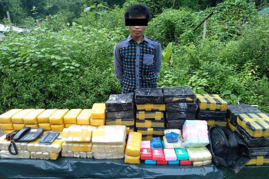 မဘိမ္းႏွင့္မုိးမိတ္ၿမိဳ႕နယ္တုိ႔တြင္ ေငြက်ပ္သိန္း ၄ ေသာင္းေက်ာ္တန္ဖုိးရွိ မူးယစ္ေဆးမ်ား ဖမ္းမိ