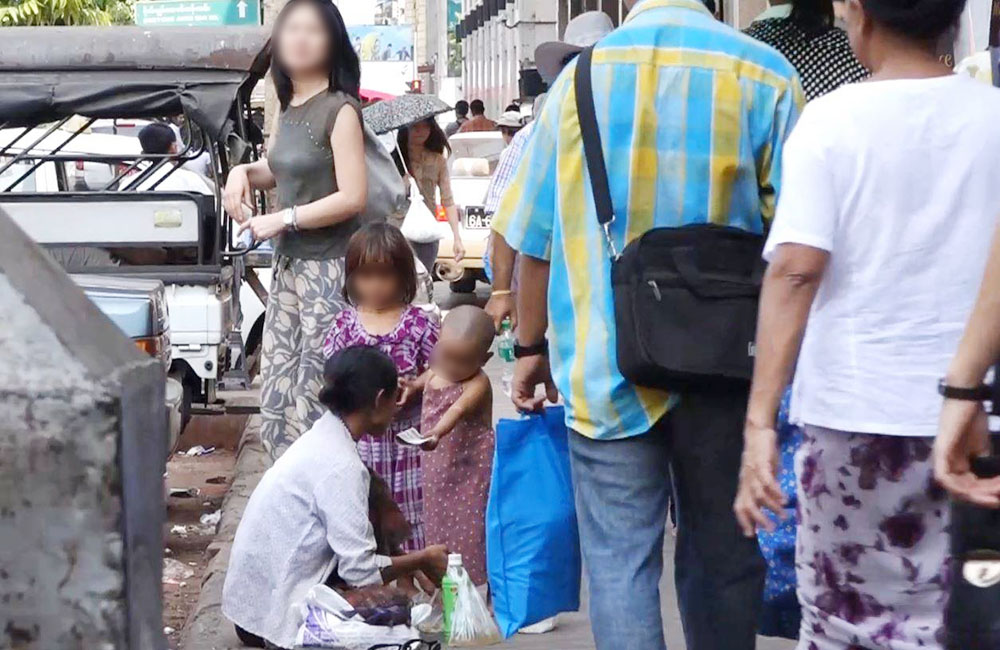 အႏုၾကမ္းစီးေနတဲ့ ကေလးေတြ