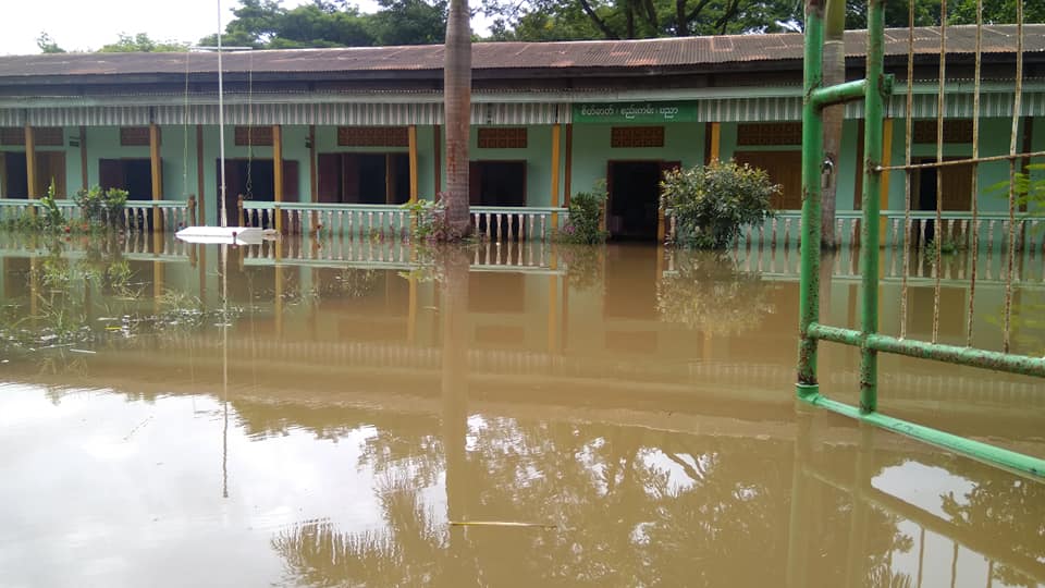 နတၱလင္းၿမဳိ႕နယ္တြင္ တာက်ဳိးၿပီးေက်းရြာအခ်ိဳ႕ႏွင့္ လယ္ဧက ၃၆၀၀ ေက်ာ္ေရနစ္ျမဳပ္