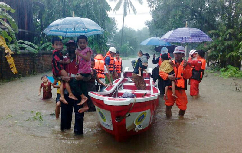 ျမန္မာေရေဘးအတြက္ အီးယူက ယူ႐ုိေငြ ၁၃၀၀၀၀ လႉဒါန္း