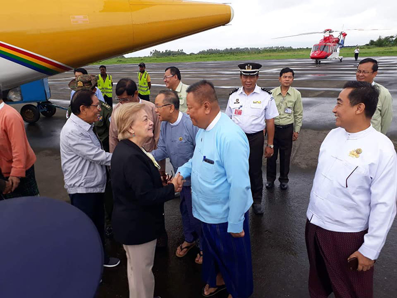လြတ္လပ္ေသာ စုံစမ္းစစ္ေဆးေရးေကာ္မရွင္ ေမာင္ေတာသို႔ သြားေရာက္
