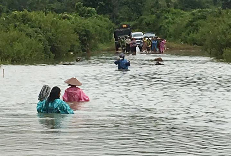 ေက်းသီးၿမိဳ႕နယ္တြင္ ေရႀကီးမႈေၾကာင့္ ရြာ ၄ ရြာမွ စိုက္ခင္းမ်ား ပ်က္စီး