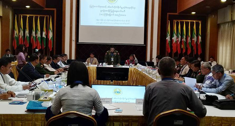 အပစ္ရပ္ပူးတြဲေစာင့္ၾကည့္ေကာ္မတီ အစည္းအေဝး ရန္ကုန္တြင္က်င္းပ