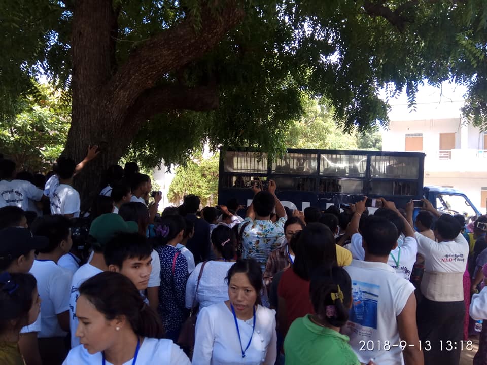 ဓားထိုးသတ္ခံရသည့္ ​ေက်ာက္​ဆည္ေက်ာင္းသားအမႈ ႐ုံးထုတ္