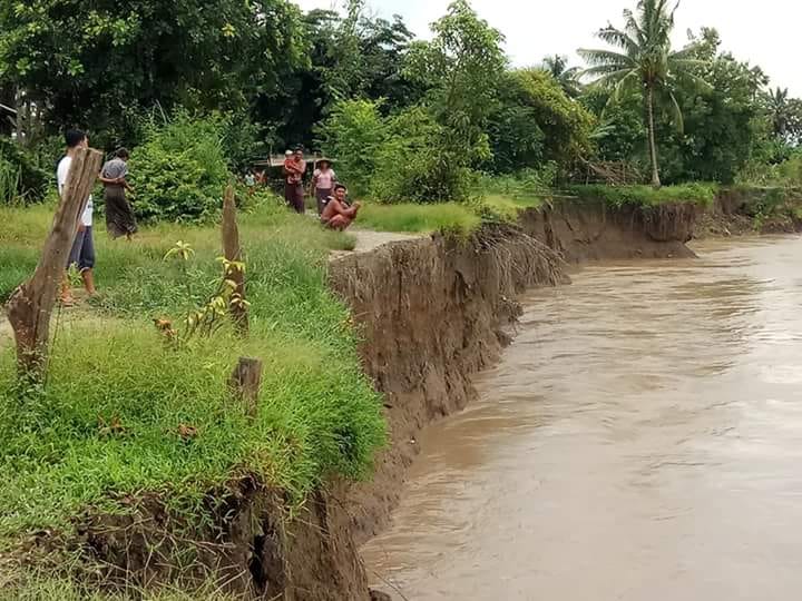 ျမစ္သာျမစ္ေရ တိုက္စားမႈေၾကာင့္ ကေလးၿမိဳ႕ ေနအိမ္ ၅၀ ခန္႔ ေရႊ႕ေျပာင္းရဖြယ္ရွိေန