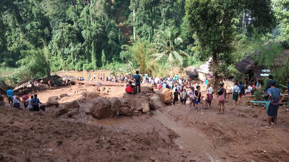 မယ္လအူးစခန္းမွ ေတာင္က်ေရထဲေမ်ာသြားသူမ်ားအနက္ ၁ ဦးအေလာင္း ျပန္ေတြ႔