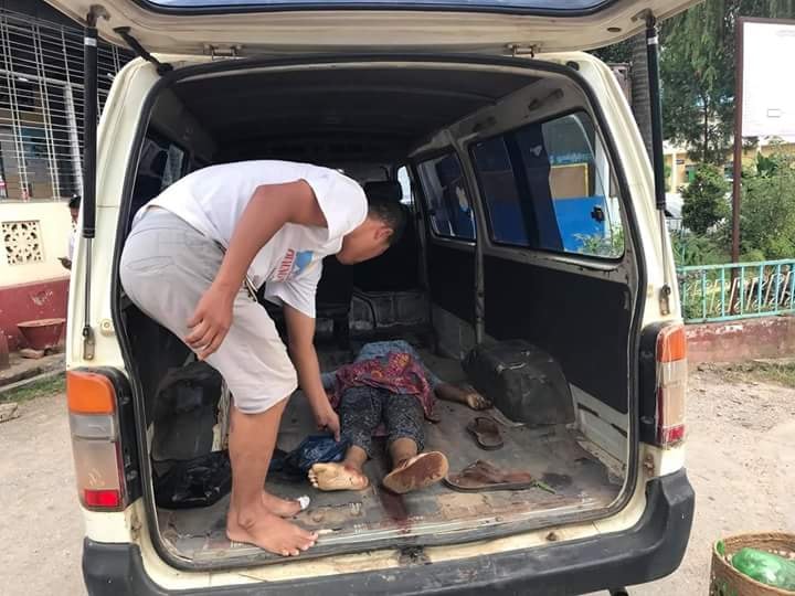 မူဆယ္ခ႐ုိင္တြင္ မုိင္း ၂ လုံးေပါက္ကြဲ၍ အမ်ဳိးသမီး ၁ ဦးေသဆုံး၊ ၁ ဦးဒဏ္ရာရ