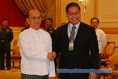 ထုိင္းသတင္းေထာက္မ်ားကုိ နာမည္ပ်က္စာရင္းမွ ပယ္ဖ်က္ေပးမည္ဟု ဦးသိန္းစိန္ေျပာ