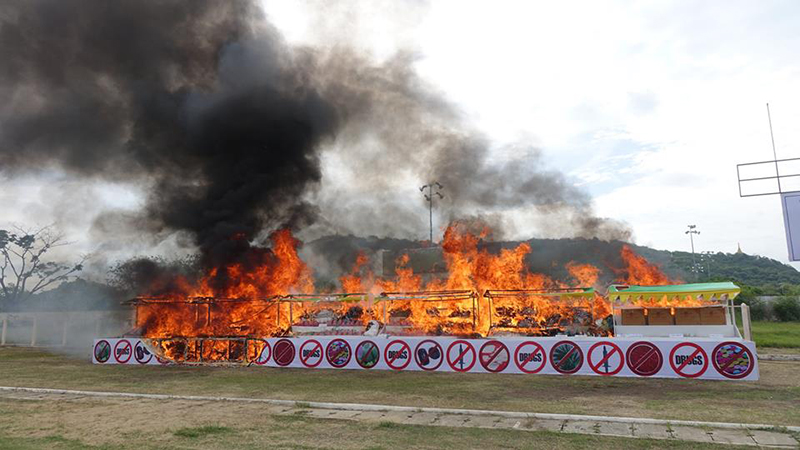 သမၼတ႐ုံးကို တိုင္ၾကားထားသည့္ မူးယစ္အမႈေပါင္း ၃၀၀ ေက်ာ္အေရးယူ