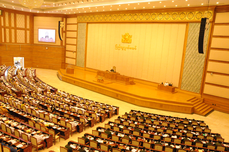 လြွႊတ္ေတာ္နွစ္ရပ္ မက်င္းပနိုင္