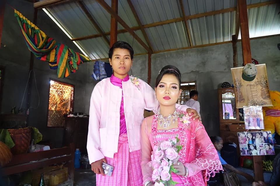 ျပည္ၿမဳိ႕နယ္တြင္ လိင္တူ အမ်ဳိးသမီးခ်င္း လက္ထပ္ပြဲက်င္းပ(႐ုုပ္သံ)