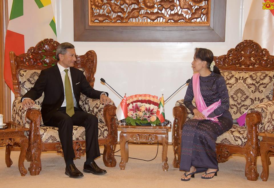 ေနရပ္စြန္႔သြားသူမ်ားကို ျပန္လက္ခံရန္ကိစၥ  ျမန္မာႏွင့္ စင္ကာပူေဆြးေႏြး