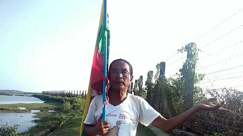 ျပည္တြင္းစစ္ၿငိမ္းခ်မ္းေရး မုိင္ ၁၂၀ ေက်ာ္အကြာအေ၀းကုိ တကုိယ္ေတာ္လမ္းေလွ်ာက္