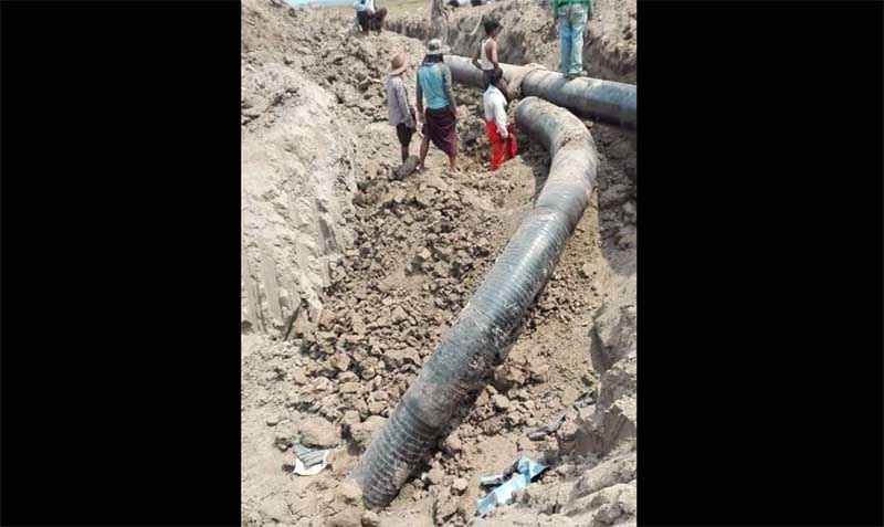 ဓာတ္ေငြ႔ပိုက္လိုင္း မၾကာခဏေပါက္ထြက္မႈေၾကာင့္ ဘီးလင္းလယ္သမားမ်ား စိုးရိမ္ေန