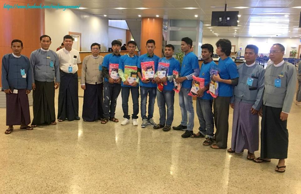 အိႏိၵယႏိုင္ငံတြင္ ထိန္းသိမ္းခံခဲ့ရသည့္ ျမန္မာေရလုပ္သား ၇ ဦး ျပန္လည္ေရာက္ရွိ