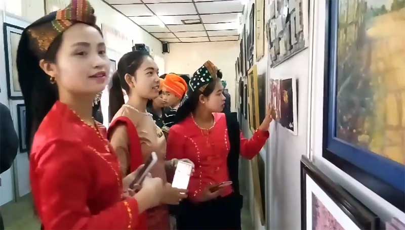 ဆရာဦးစံေဖကို ဂုဏ္ျပဳသည့္အေနျဖင့္ ေတာင္ႀကီးတြင္ ပန္းခ်ီျပပြဲ က်င္းပ